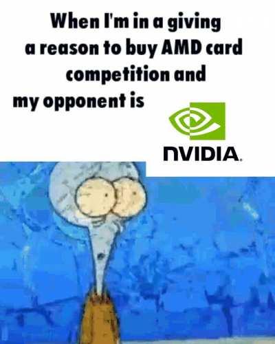 At this point, Nvidia is just promoting competitors' products wtf💀