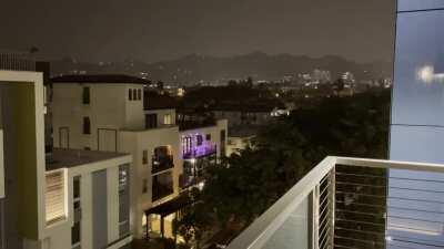 Lightning storm - West Hollywood CA