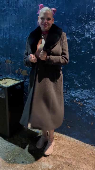 After the kink party, beaten bruised, needed a joint while waiting for the Uber.