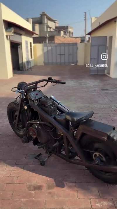 Another bike in the works. Navjot Gill should try pitching in Shark Tank! If you were a judge, what questions would you ask?