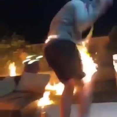 Assholes playing with fire