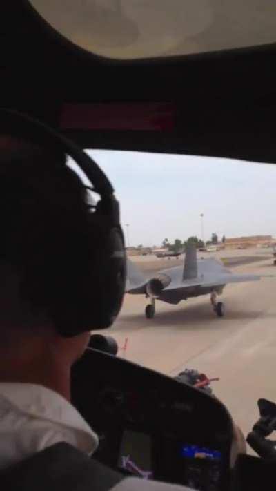 POV: You're a civilian in a helicopter doing an extremely low pass near some F35s at Luke AFB (a day in the life of Fred North)