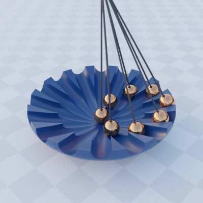 Trammel of Archimedes - Do Nothing Machine [OC]