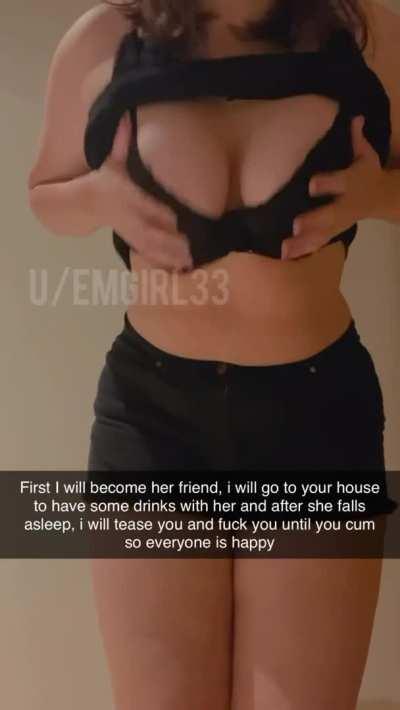 Just put your hand on my mouth so she doesn’t hear me moaning your name