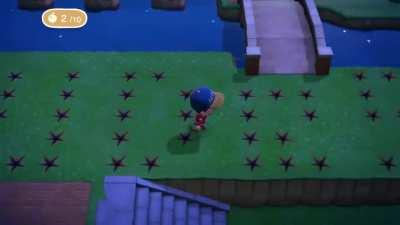 My wife and I share an island, and she needed 100,000 bells to pay off her loan, so I buried it 1,000 bells at a time with a few 10,000’s sprinkled in. She is not happy with me.