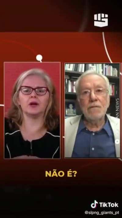 O cara vai para a Jovem Pan que é o maior esgoto do bolsonarismo e do negacionismo que existe na humanidade E AINDA É CORRIGIDO AO VIVO! KKKKKK