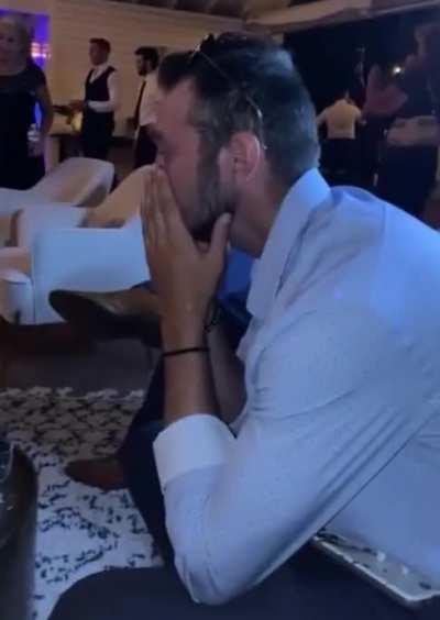 You can see the bacherlorhood leave his body.