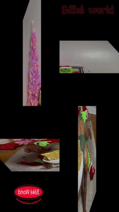 its cray how Grinch took her Christmas cookies, bake world Christmas