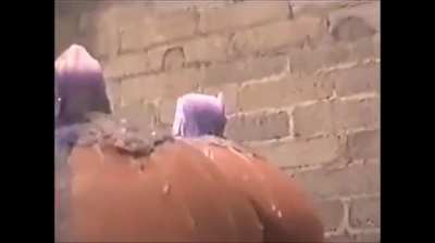 Those tits sure are multi-purpose... Finally found a candle stand worth using…