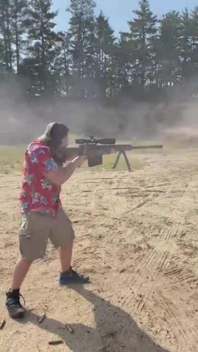 It’s always a good day when I get to shoot the Barrett