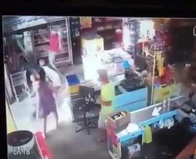 to open the fridge while barefoot