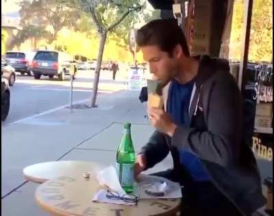 HOW I ENJOY MY NORMAL HUMAN LUNCH