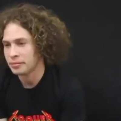 oh to be in a rock band and see your bandmate casually swing a guitar above his head as if it couldn't kill someone if he let go of it