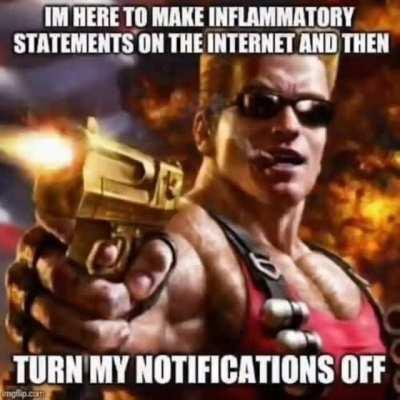 Imagine caring about your karma