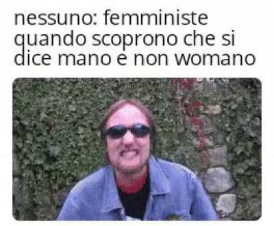 Questo è MASCHILISMO!!