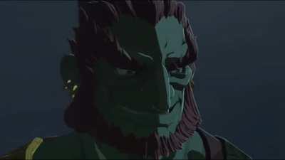 Ganon when he sees link torturing his minions and killing innocent koroks for fun