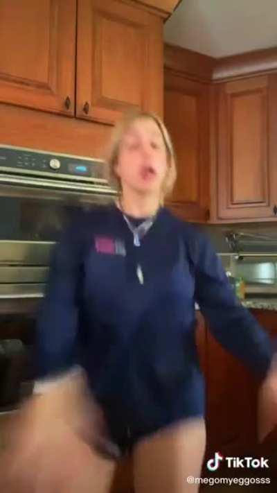 Titties bounced a little