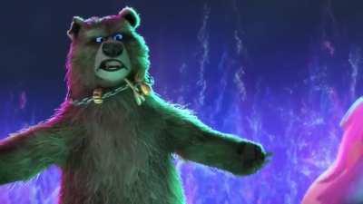 In the Polish dub for Puss in Boots: The Last Wish (2022), Baby Bear says he’s gonna bust Jack Horner up and wear his clothes. Jack responds with “Is that a fetish or what?”. No this is not a joke.