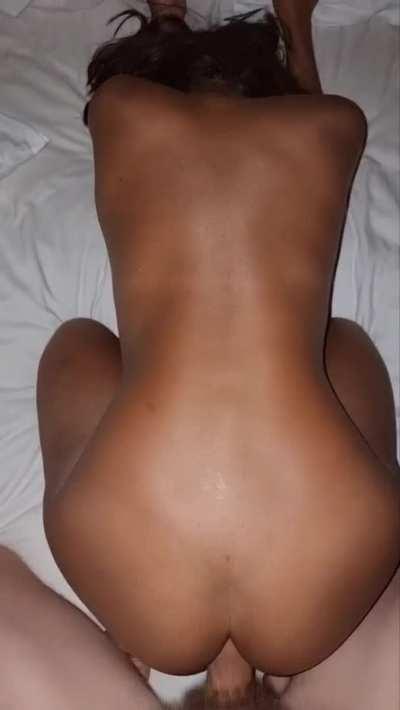 He loves fucking my Asian Ass just as much as my pussy 😈