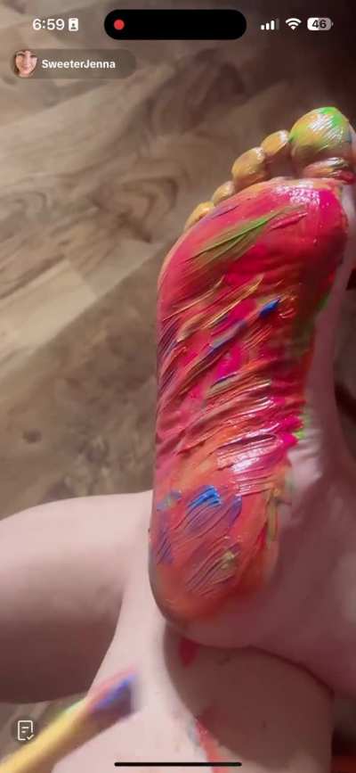 @sweeterjenna painting