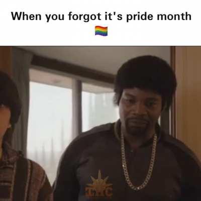 When you forgot it's pride month ð