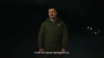 President Zelensky's Latest Address. 27/10/22. Duration 8m25. English Subtitles.
