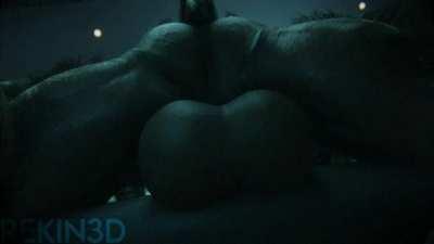 Forever pumped full of werewolf cum (rekin3d)