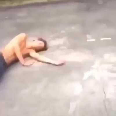 Fight was over before it even started