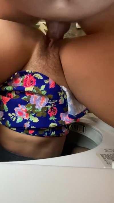 First time getting stuck in the drying machine [FM]