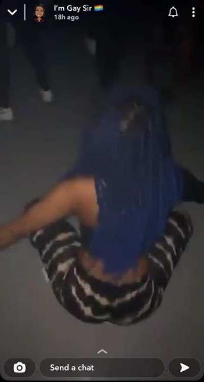 She posted a screenshot of this story & it had over 2000 views & 40+ screenshots so I doubt anything will happen after screen recording 😭 So here’s the vid in better quality if you need it