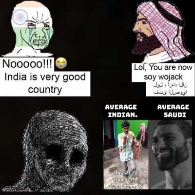 Chad Arabman vs Cringe Indian