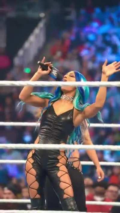 Sasha‘s hot entrance