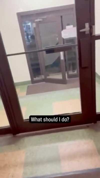 Footage of Palestinian student activist Mahmoud Khalil as he gets arrested by ICE over criticism of Israel.