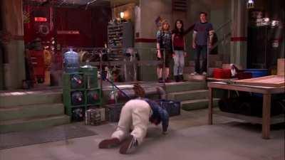 The guy from the beginning falling into hell