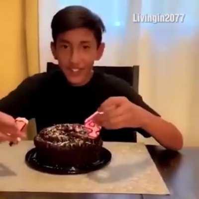 Hey at least the cake is alive and well