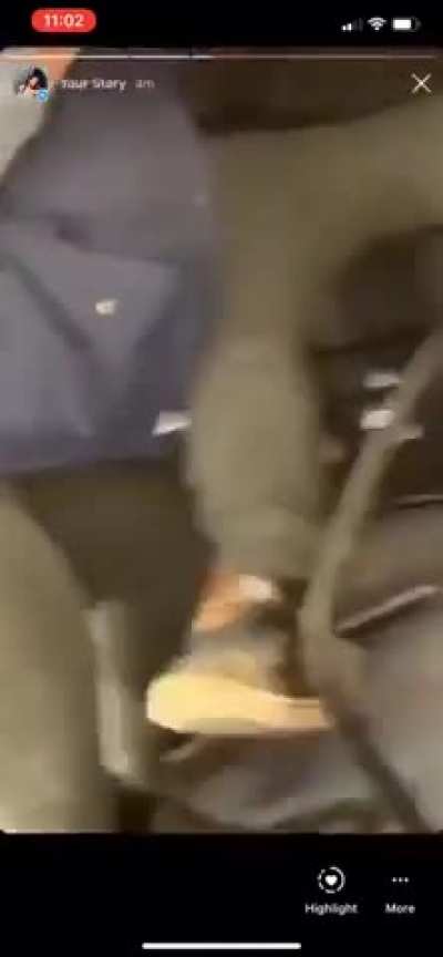 6'3 200+ lbs angry man punches a much smaller woman but she takes him down