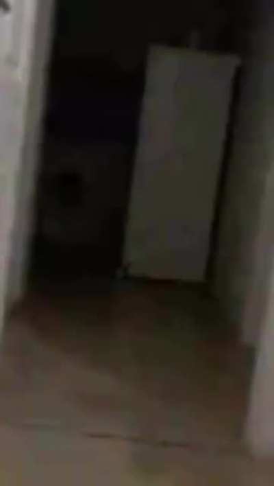 Update, I had been escape and seems the door looks open and completely dark...