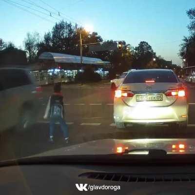 wee lad has some serious luck