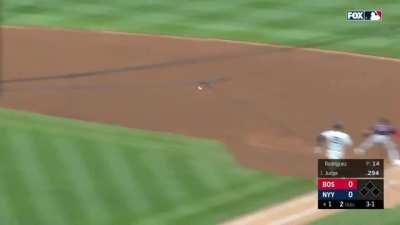 [Highlight] Red sox turn a 6-4-3 to get the final out of the 1st inning