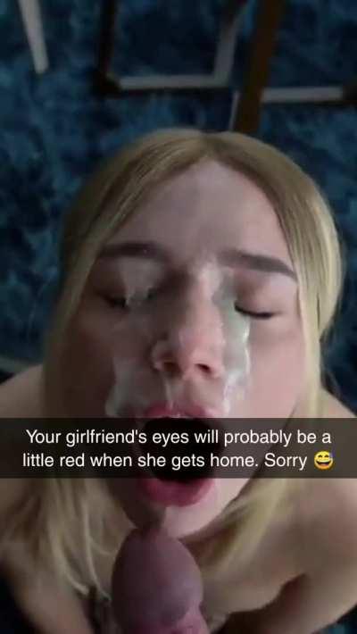 She wants you to cover her in your cum!