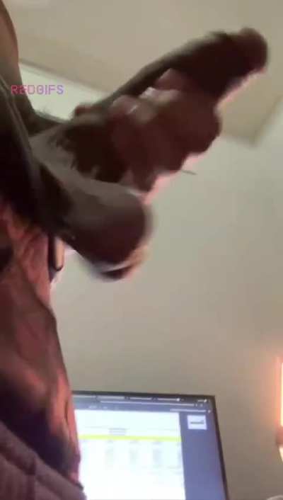 Playing with my horsecock