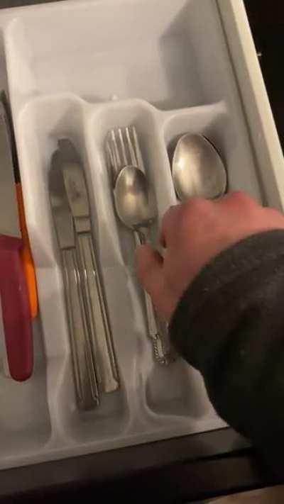 Spoons don’t belong with the forks