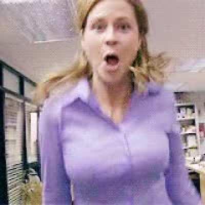 Something about Jenna Fischer in a tight button down makes me want to take her roughly