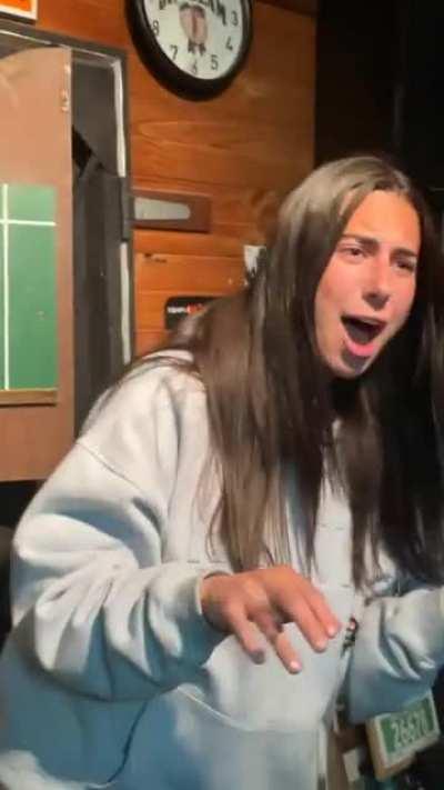 WCGW putting your hand infront of a dart board?!