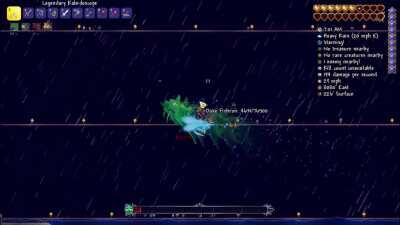 It always kind of bothered me seeing people struggle with phase 3 Fishron. As long as you have a shield of Cthulhu, decent reaction speed, and the ability to count to three, it's basically free.