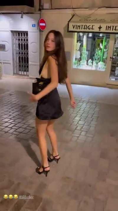 Lily Chee at night