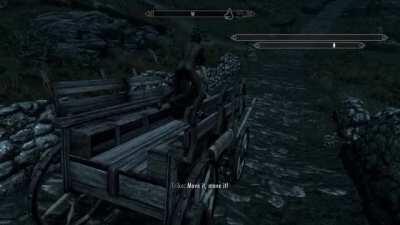 Paying the coachman for a trip to Rorikstead