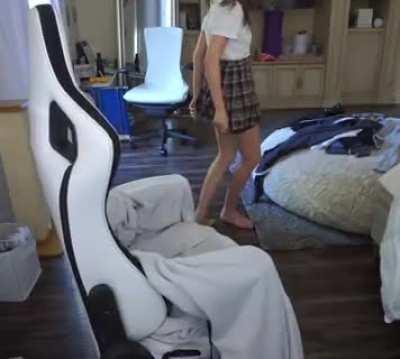 She’s wearing shorts guys