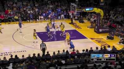 [Highlight] Fultz blocks AD, Suggs hits the stepback 3