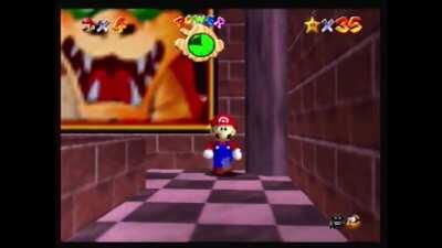 Hu Tao, but she's voicing Mario